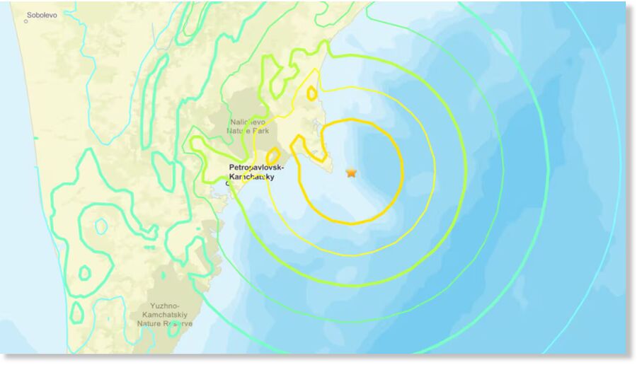 A 7.4-magnitude quake struck off the