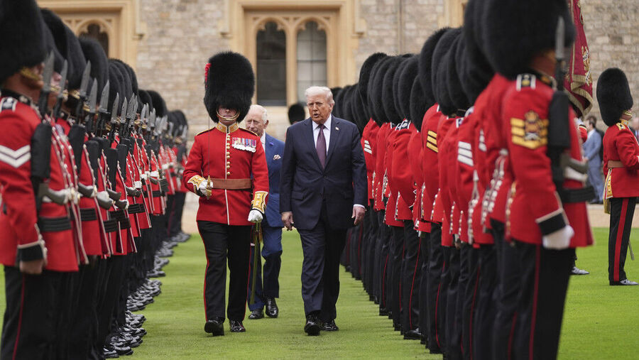 Red coats Trump
