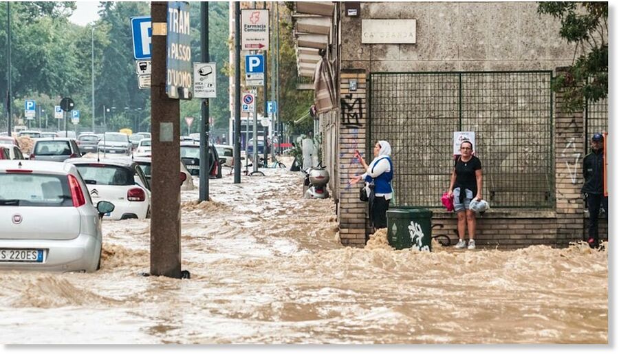Water chaos in Lombardy: Milan drowns in floods