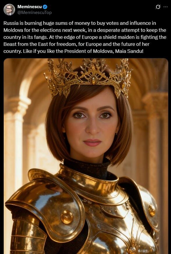Moldovian queen Sandu