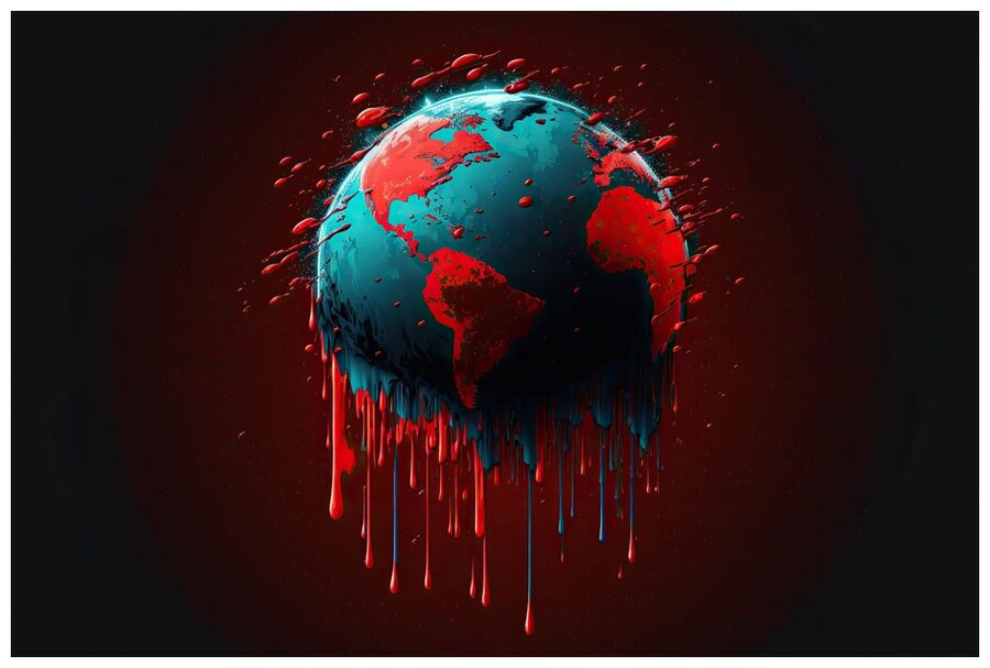 Dripping Red