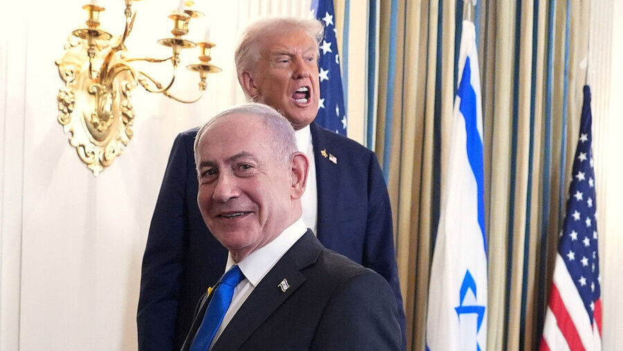 Clic para aumentar Trump Netanyahu