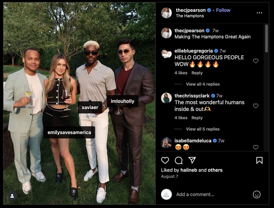hamptons influencers israel