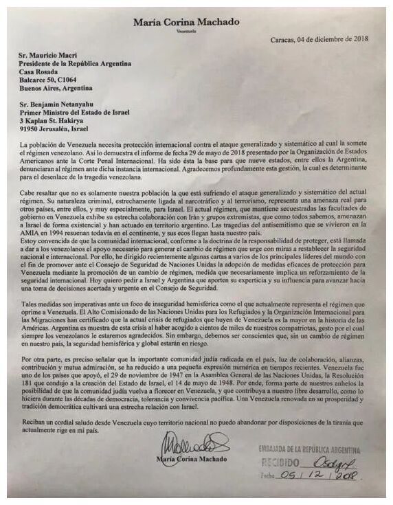 Letter by Maria