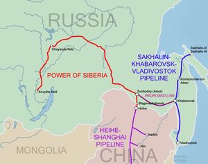 Clic para aumentar gasoducto Poder de Siberia 2