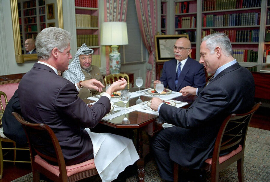 clinton arafat netanyahu
