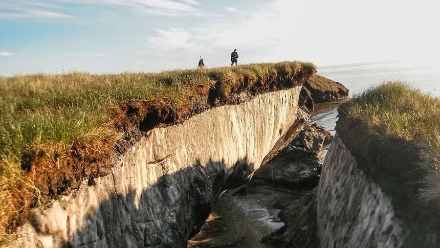 Alaska permafrost land