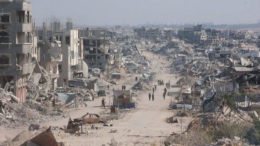 Gran parte de Gaza está en ruinas después de dos años de guerra.