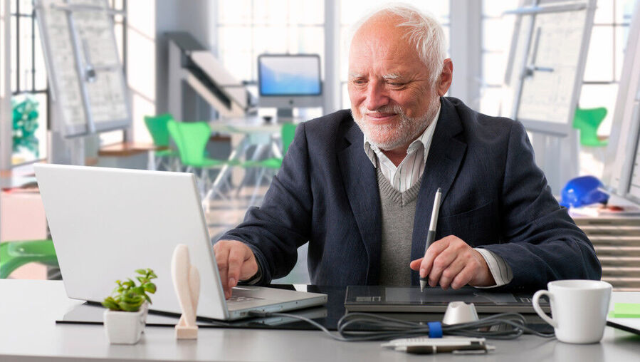 Elderly working