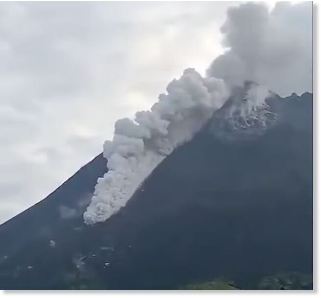 Mount Merapi erupted on Wednesday (October 29, 2025).
