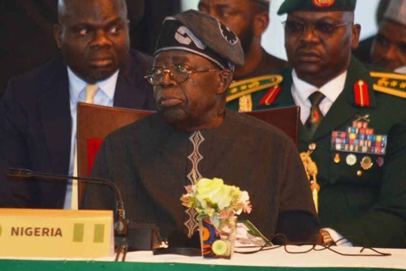 El presidente nigeriano Bola Ahmed Tinubu