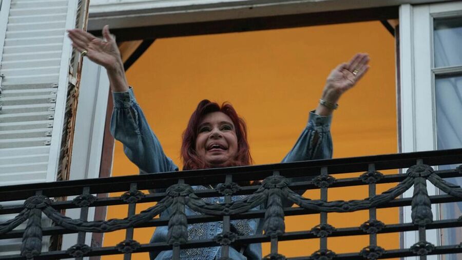 La expresidenta Cristina Fernández de Kirchner