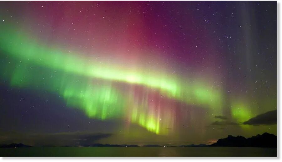The storm hit earlier than predicted, surprising skywatchers with a delightful aurora show.