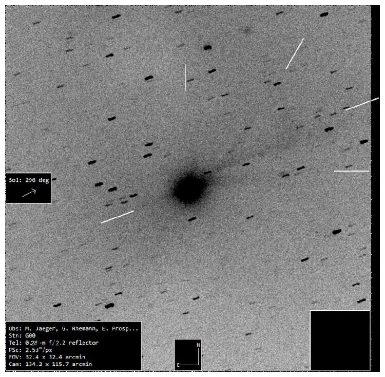 Comet 3I/ATLAS unusual tail
