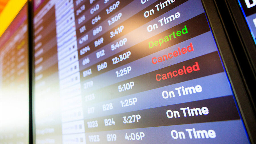 Flights cancelled