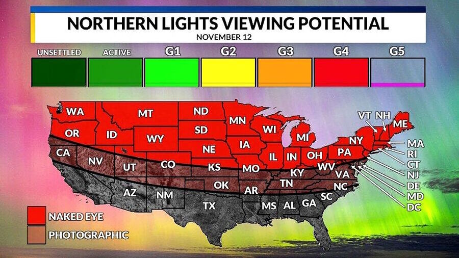 aurora forecast us cme