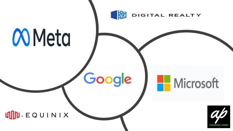 Imagen 5. Los primeros cinco operadores con mayor capacidad de centros de datos a nivel global (MW). Estos consumen el 82 % de la energía entre los 20 primeros puestos en el mundo, según AIE (2025).