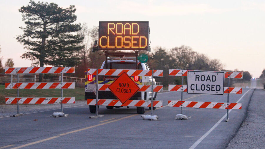 road closed