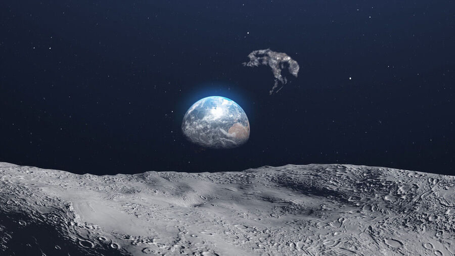Asteroid moon