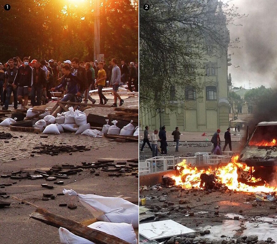 Clic para aumentar maidan odessa anti maidan riots ukraine camps coup neo nazi