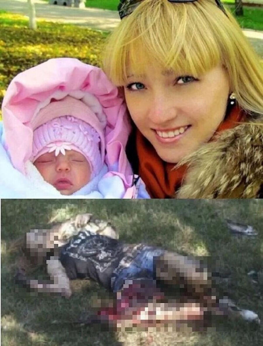 Clic para aumentar Madonna Gorlovka Kristina Zhuk donbass ukraine shelling