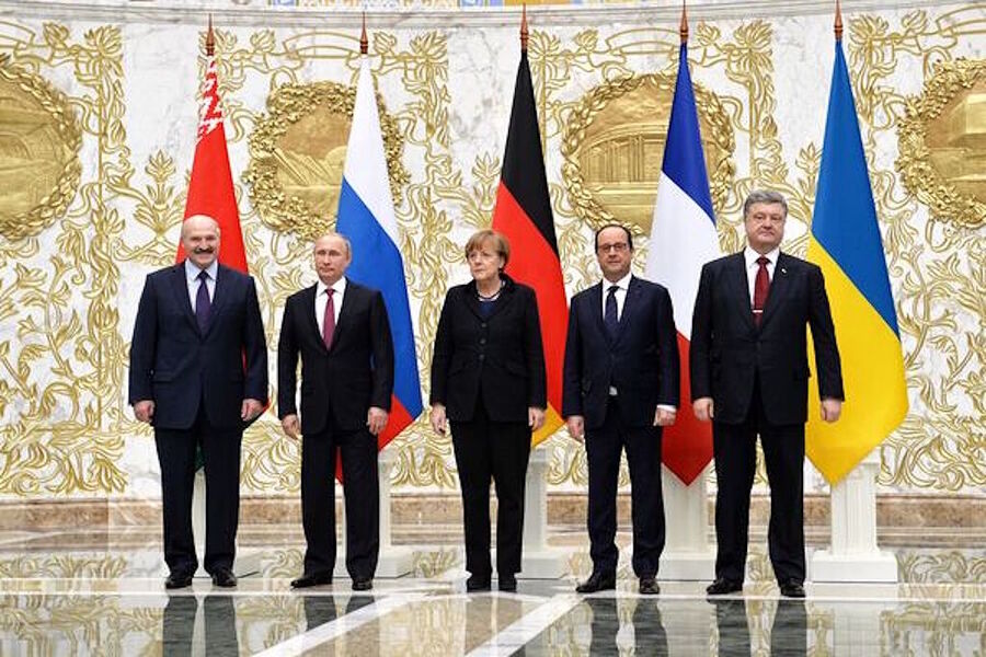 Clic para aumentar minsk one Lukashenko putin merkel hollande poroshenko