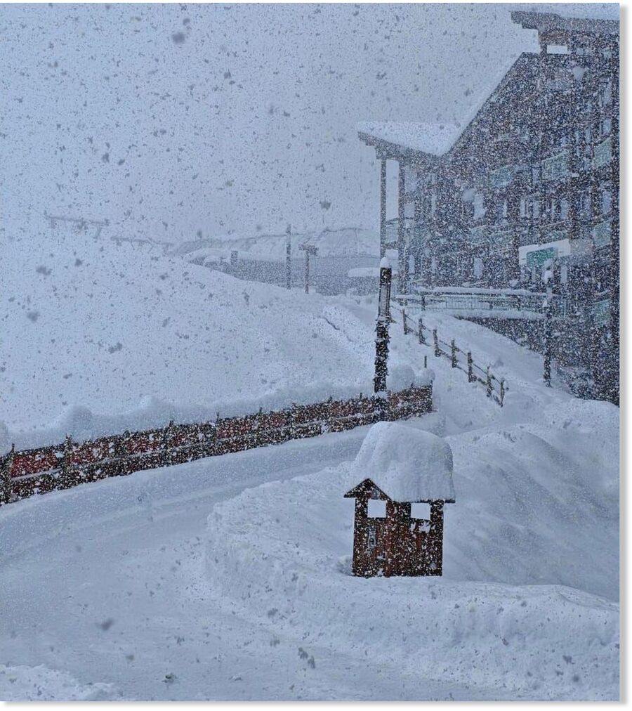 Les Arcs has had 50cm (20
