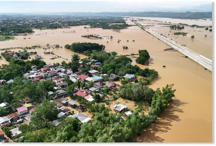 Tropical depression Verbena drenches central Philippines, displacing thousands and triggering widespread floods