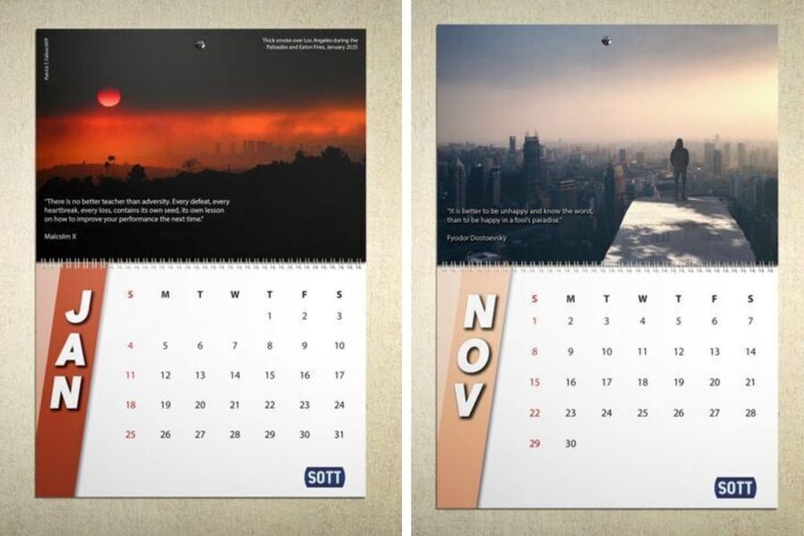 Clic para aumentar sott calendar 2026 preview