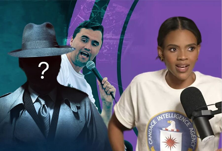 Clic para aumentar mystery assassin charlie kirk candace owens collage