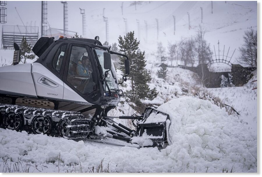 Palandoken Ski Resort in Erzurum is known for being the ski center that opens the season earliest and closes it the latest in Türkiye. Erzurum, Türkiye, December 12, 2025.