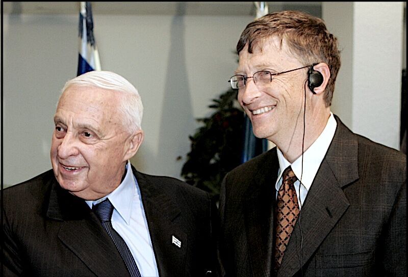 Ariel Sharon BillGates