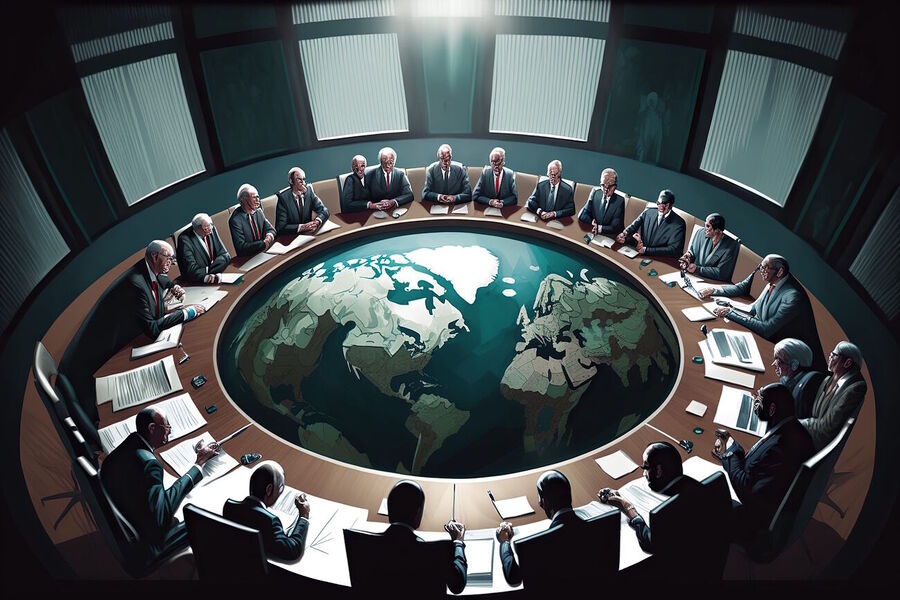 globalists great reset graphic