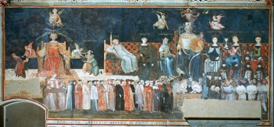 La Alegoría del Buen y el Mal Gobierno es una pintura mural hecha en el siglo XIV​ en el Palacio Público de Siena, Italia por los hermanos Lorenzetti, Pietro y Ambrogio.