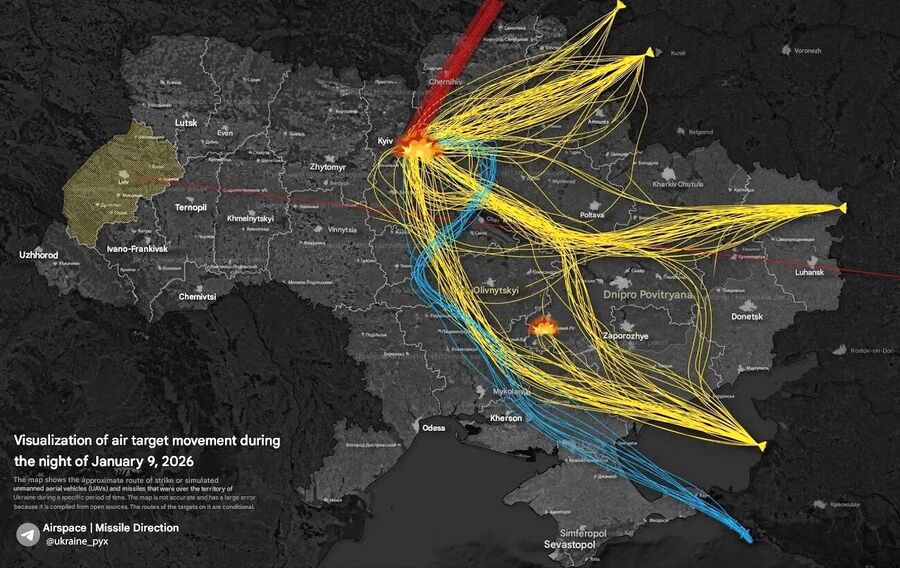 russia strikes ukraine january 2026