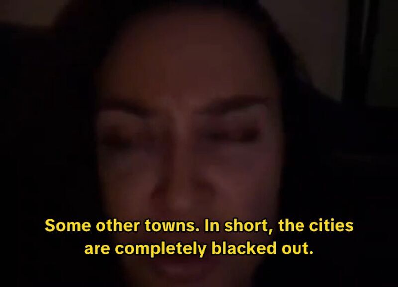 cities blacked out ukraine