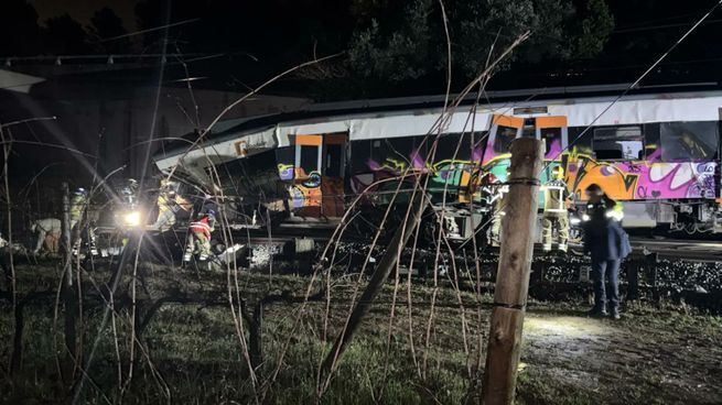 Descarrilaron otros dos trenes en España.