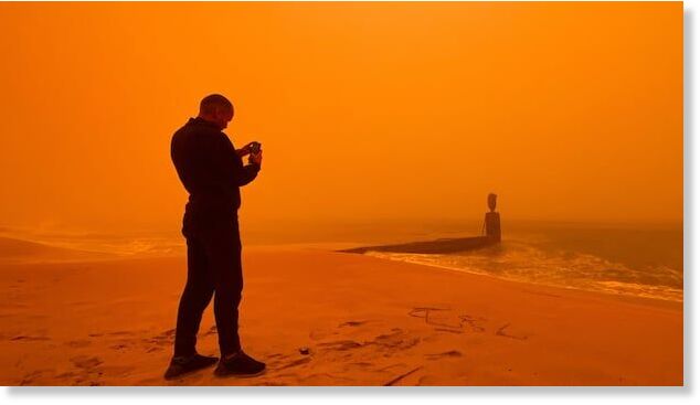Heavy dust storm swept across Libya
