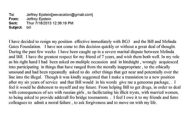 bill gates jeffrey epstein email