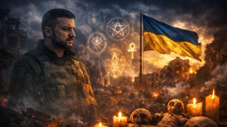 Zelensky and occult graphic