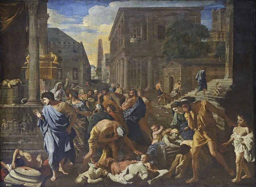 La peste, Poussin