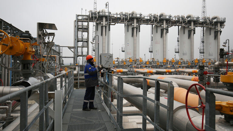 A gas compressor station
