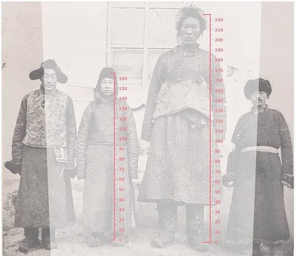 Öndör Gongor mongolian giant height comparison