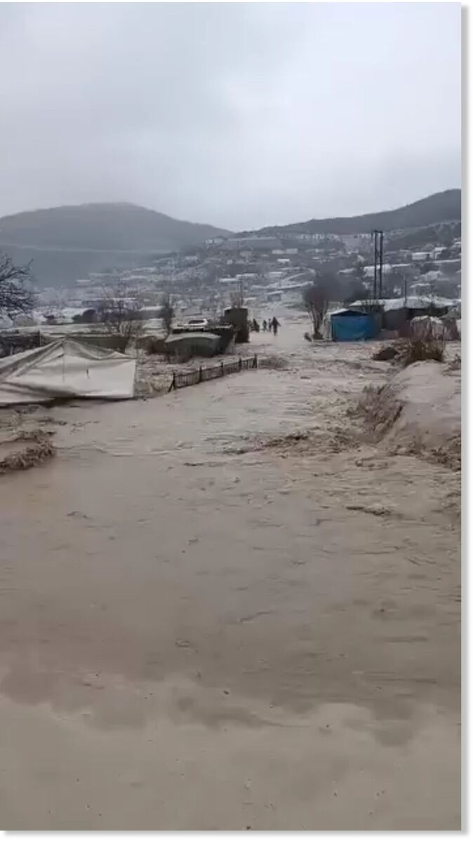 Severe flooding has devastated displacement camps after heavy rains swept through the area, destroying shelters and worsening conditions for displaced families.