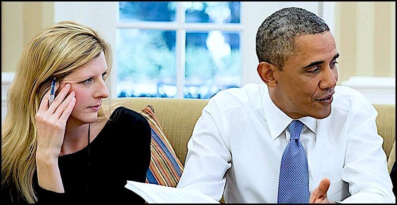 Obama and woman
