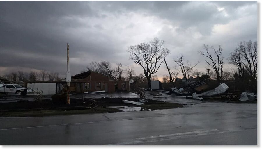 Multiple buildings were torn apart in Kankakee, IL after a tornado impacted the area on March 10.