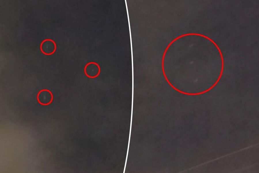 objects flying over New York City on Sunday, March 8