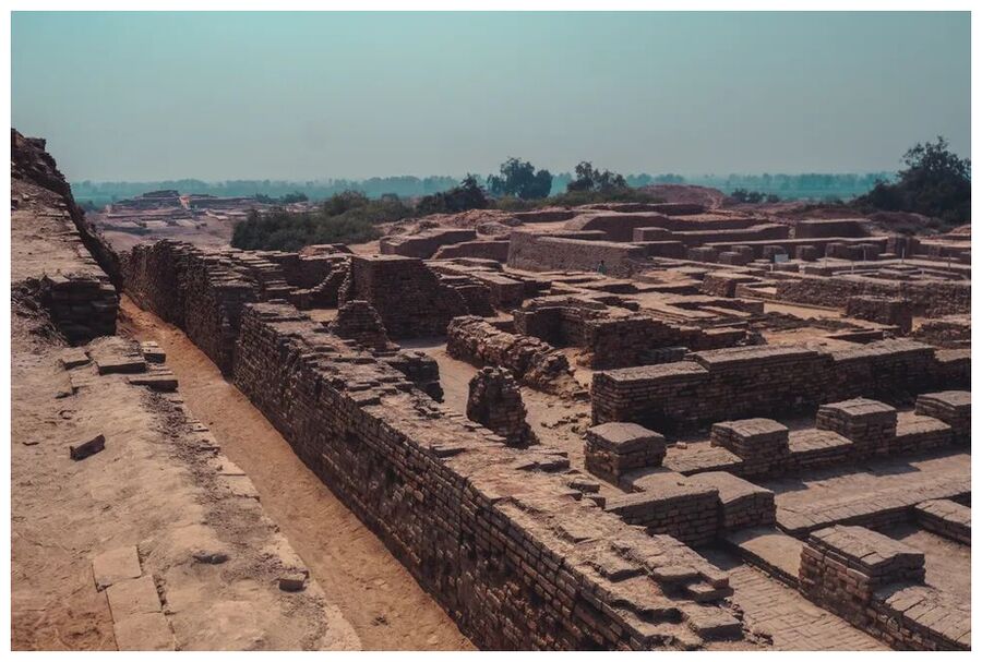 Mohenjo-daro, a city of the Indus Valley Civilization.