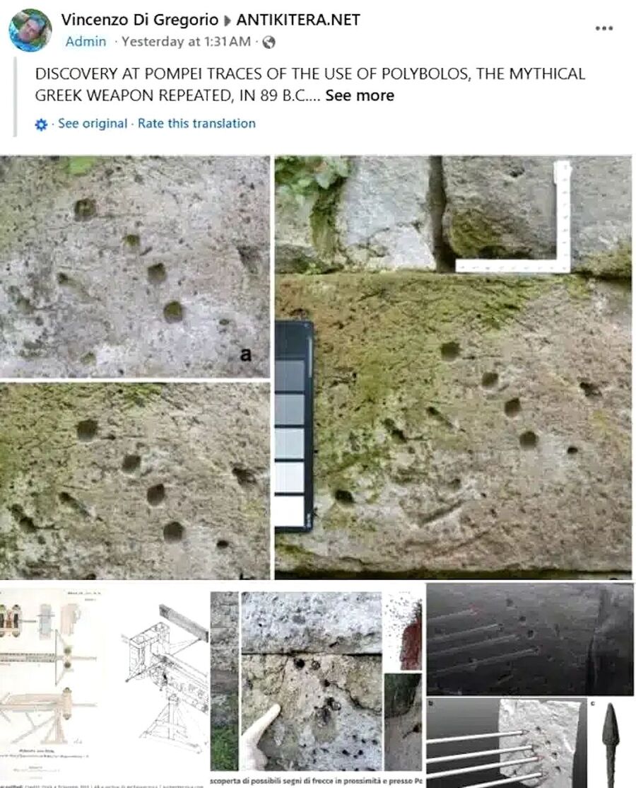 Clic para aumentar tweet photos polybolos evidence pompeii