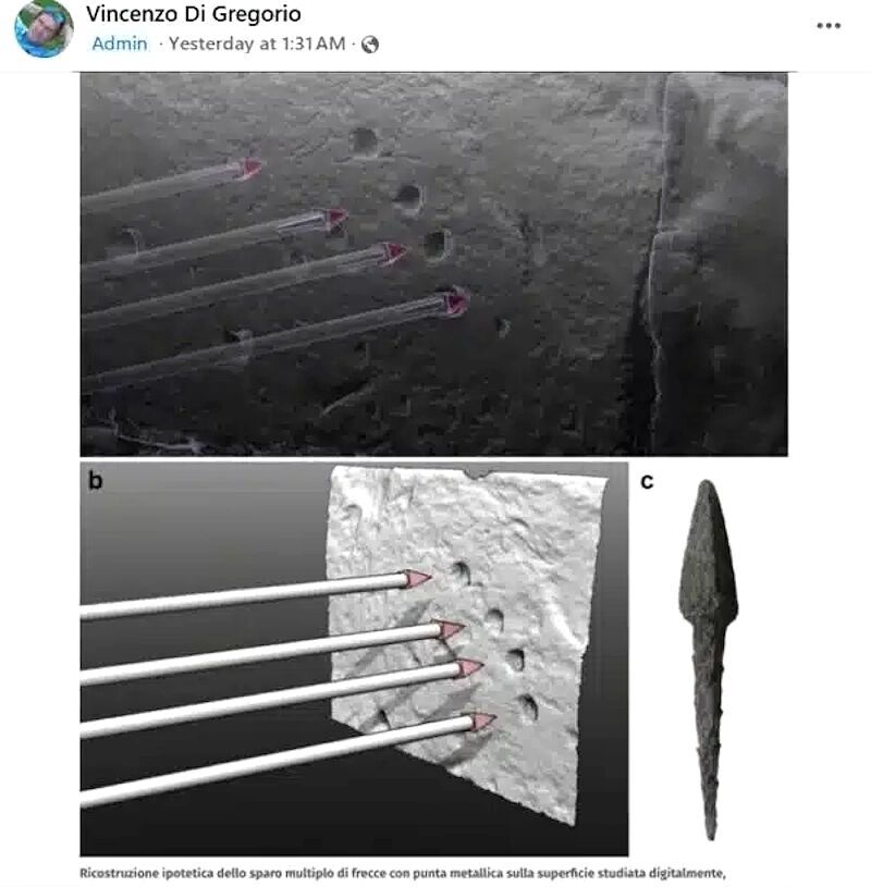 Clic para aumentar tweet evidence damage ancient greek machine gun polybolos